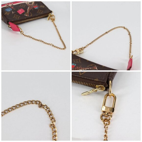 LOUIS VUITTON Monogram 2017 Only Mini Pochette Accessoires M62087 Auth 140396V - Picture 16 of 16